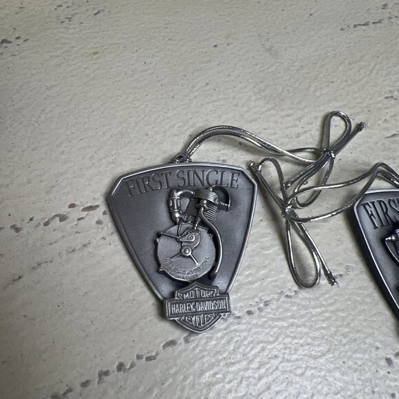 Vintage Harley Davidson Wrap-Up The Rumble Christmas Ornaments (1999) - Picture 3 of 9